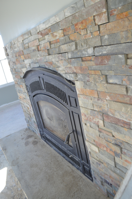Diy Fireplace Hearth And Stacked Stone, How To Diy Stacked Stone Fireplace