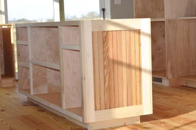 build kitchen cabinet boxes for corner sink