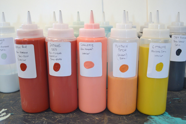 Squirt Bottle Painting - Mess for Less