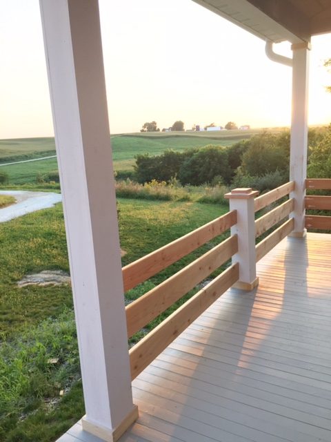 DIY porch railings