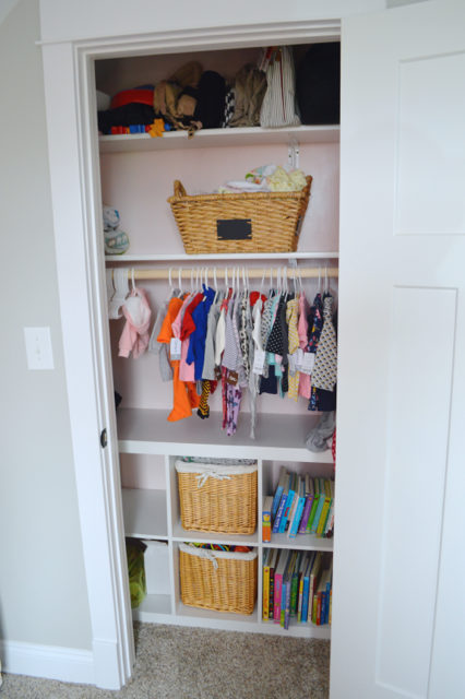 How to organize a small closet on a budget - NewlyWoodwards